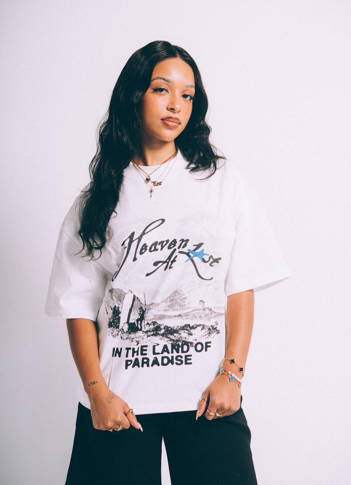 Paradise White Tshirt